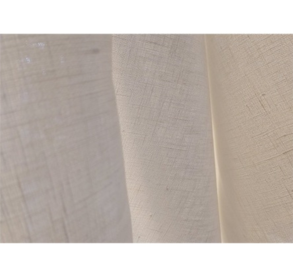 Едноцветна завеса лен 100% LINO BEIGE S