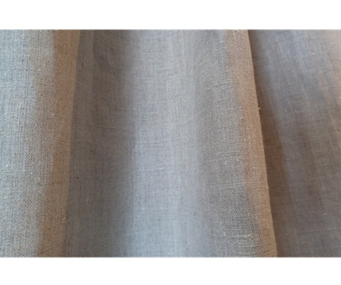 Едноцветна завеса лен 100% LINO BEIGE S