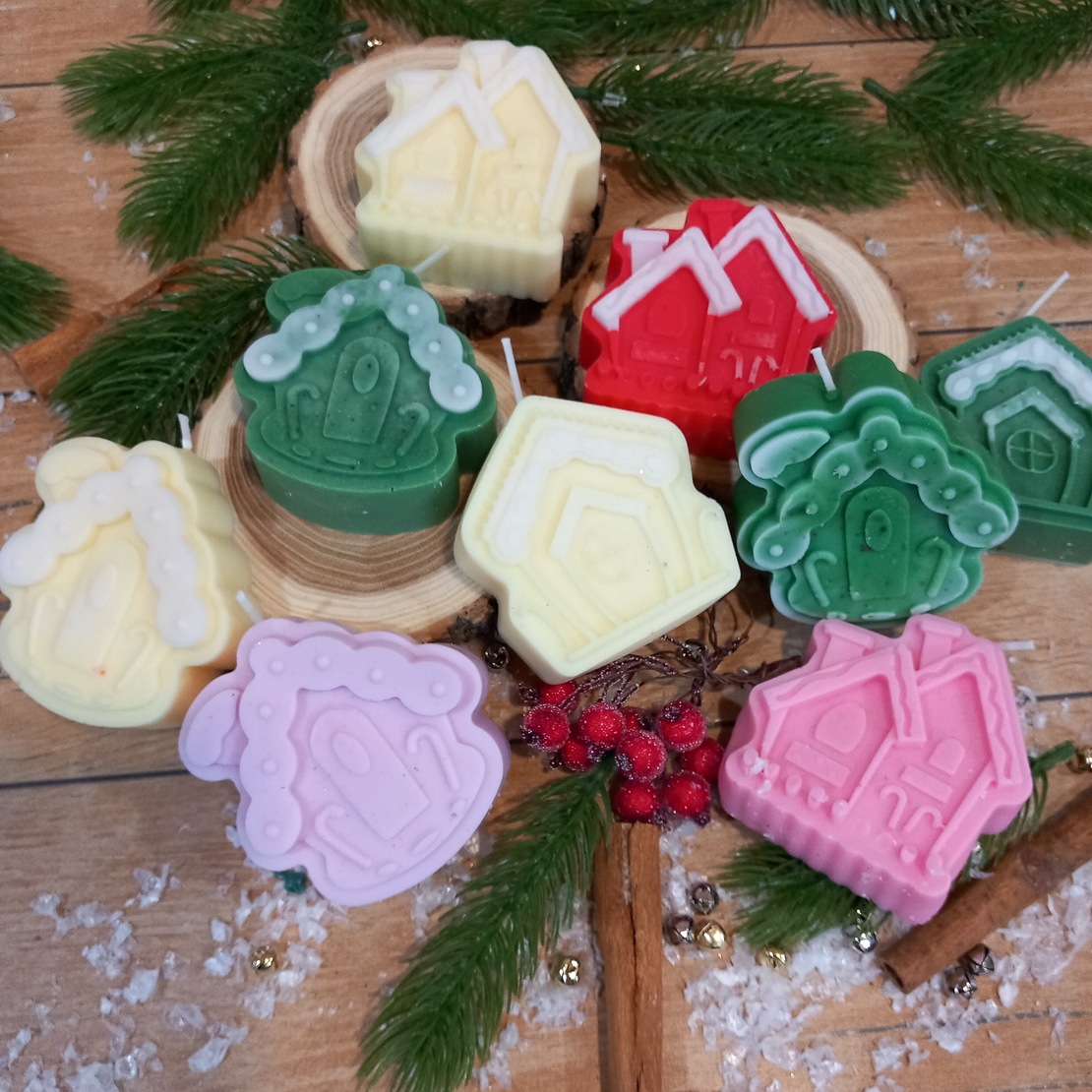 Коледна свещ  - Коледна къщичка