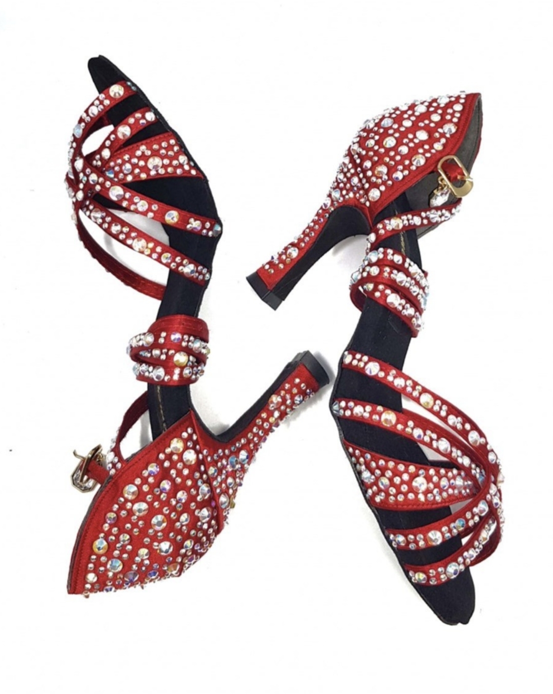 Rhinestone Red Shoes