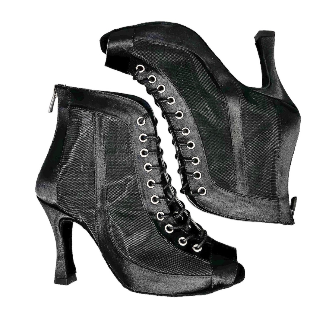 Black Saten Boots