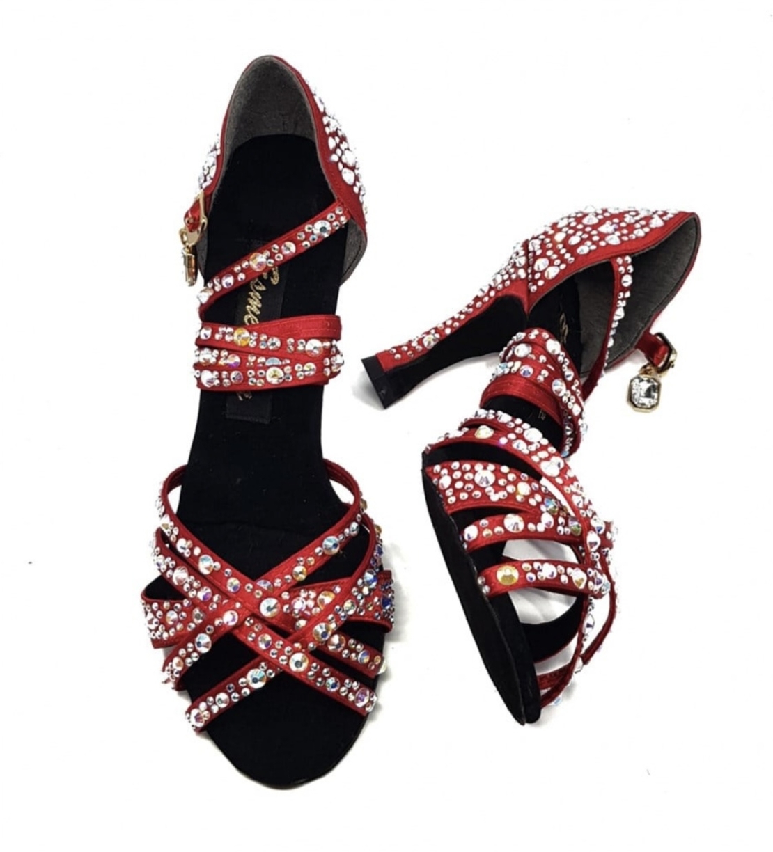 Rhinestone Red Shoes