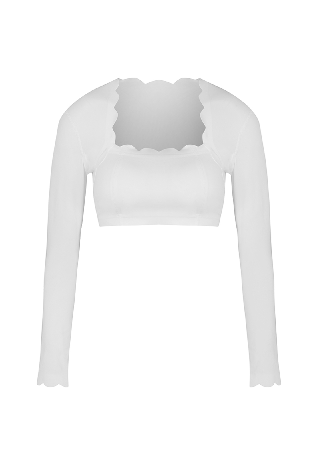 Топ с дълги ръкави IVORY WHITE