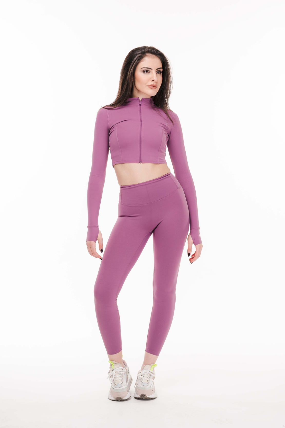 Сет за фитнес от три части Purple