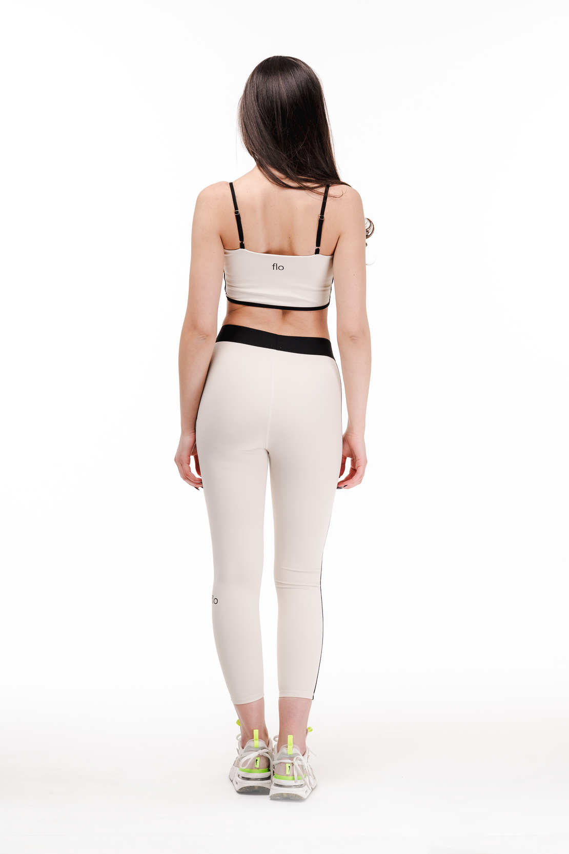 Сет за йога и пилатес Contrast Streamlined White and Black