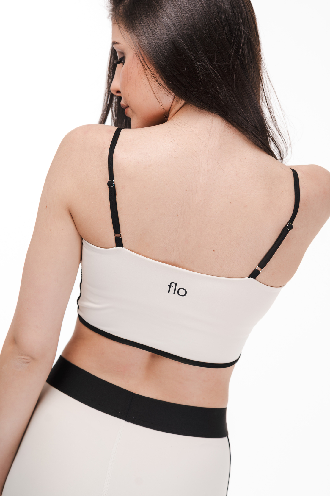Сет за йога и пилатес Contrast Streamlined White and Black