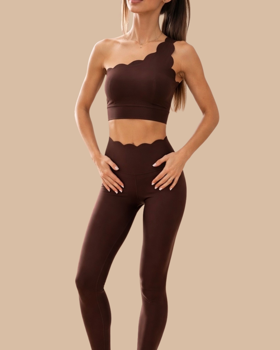 Сет с едно рамо WAVES CHOCO BROWNIE