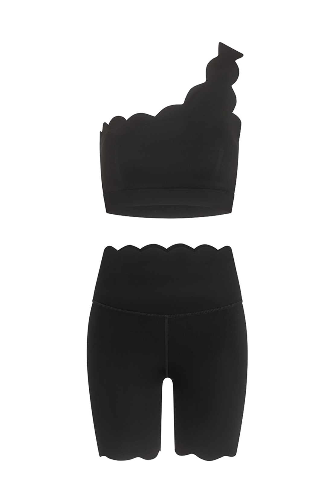 Сет с къс клин WAVES BLACK