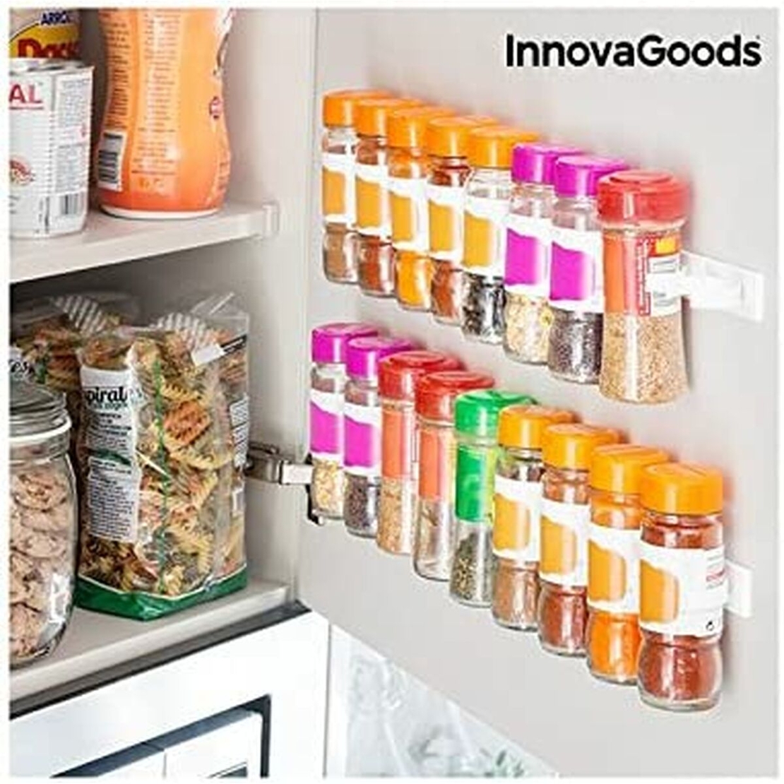 Поставка за Подправки InnovaGoods IG114086 Бял Самозалепващ
