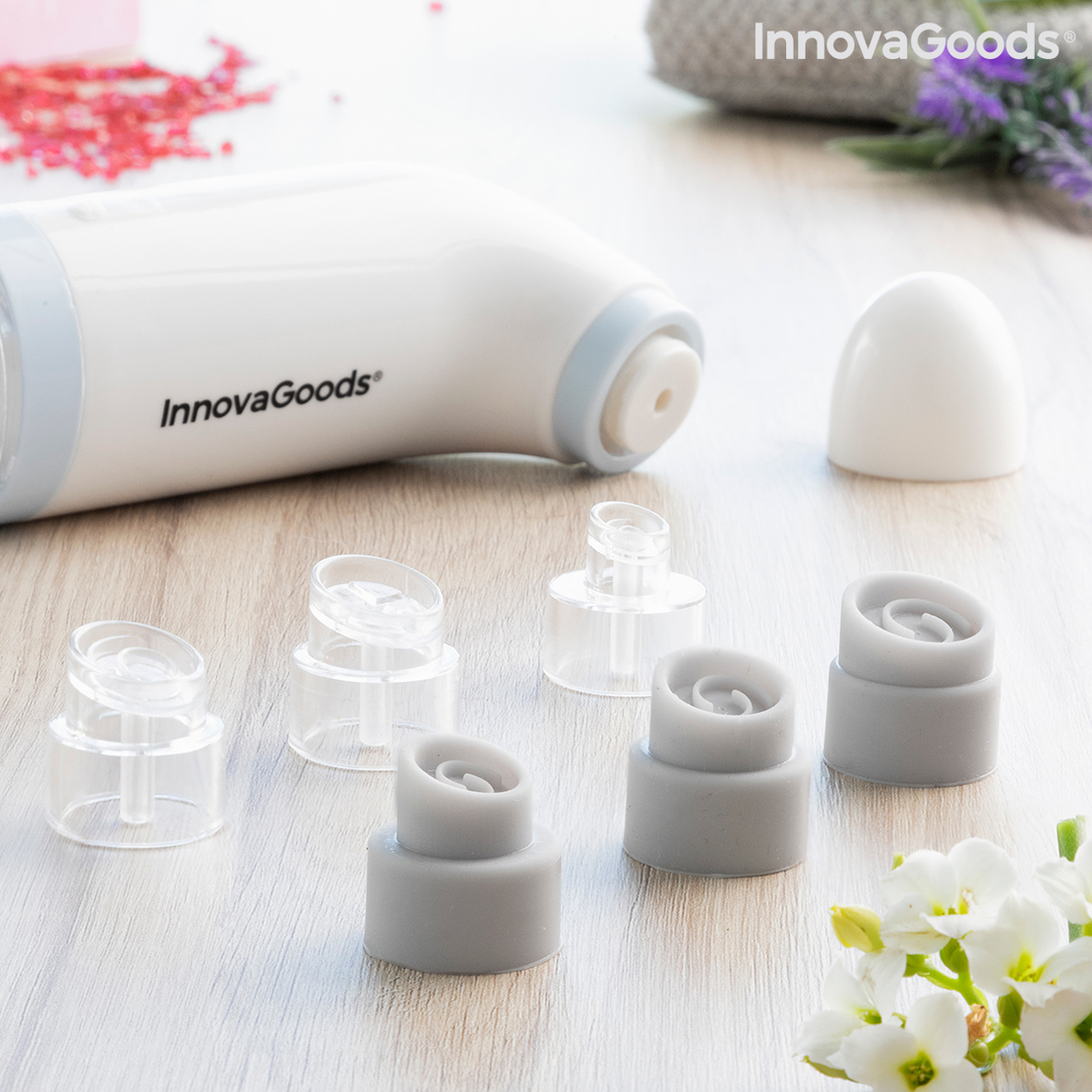 Акумулаторен ХидропочистващУред на Нечистоти за Лице Hyser InnovaGoods