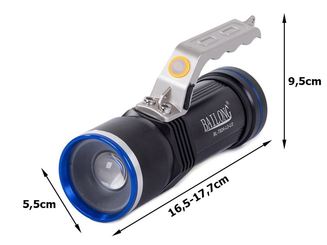 Bailong XM-L T6 Police Cree Spotlight Firelight