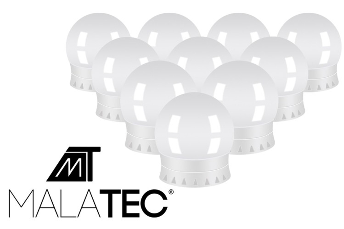 Огледало / тоалетка LED лампи - 10 бр.