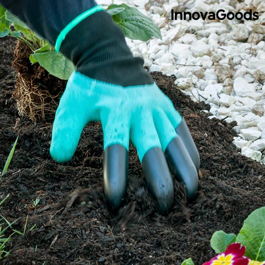 Градинарски Ръкавици с Нокти за Разкопаване InnovaGoods
