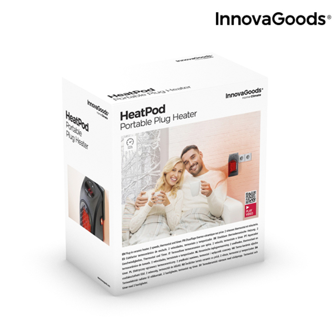 Термокерамичен Нагревател с Щепсел Heatpod InnovaGoods 400W
