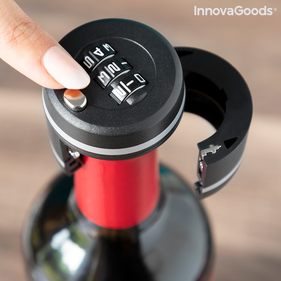 Ключалка за Бутилки за Вино Botlock InnovaGoods