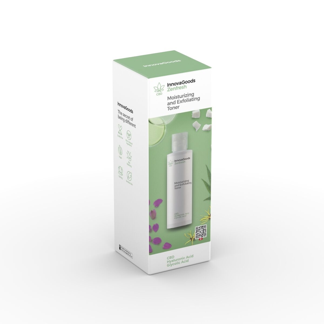 Овлажняващ и Ексфолиращ Тоник за Лице CBD Zenfresh InnovaGoods 150 ml