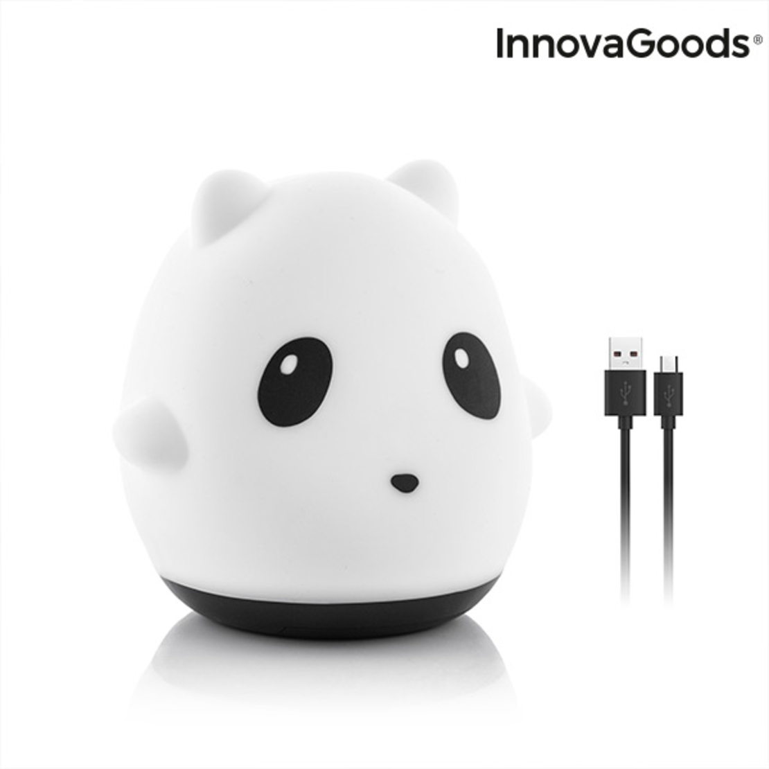 Зареждаща се Сензорна Силиконова Лампа Панда InnovaGoods