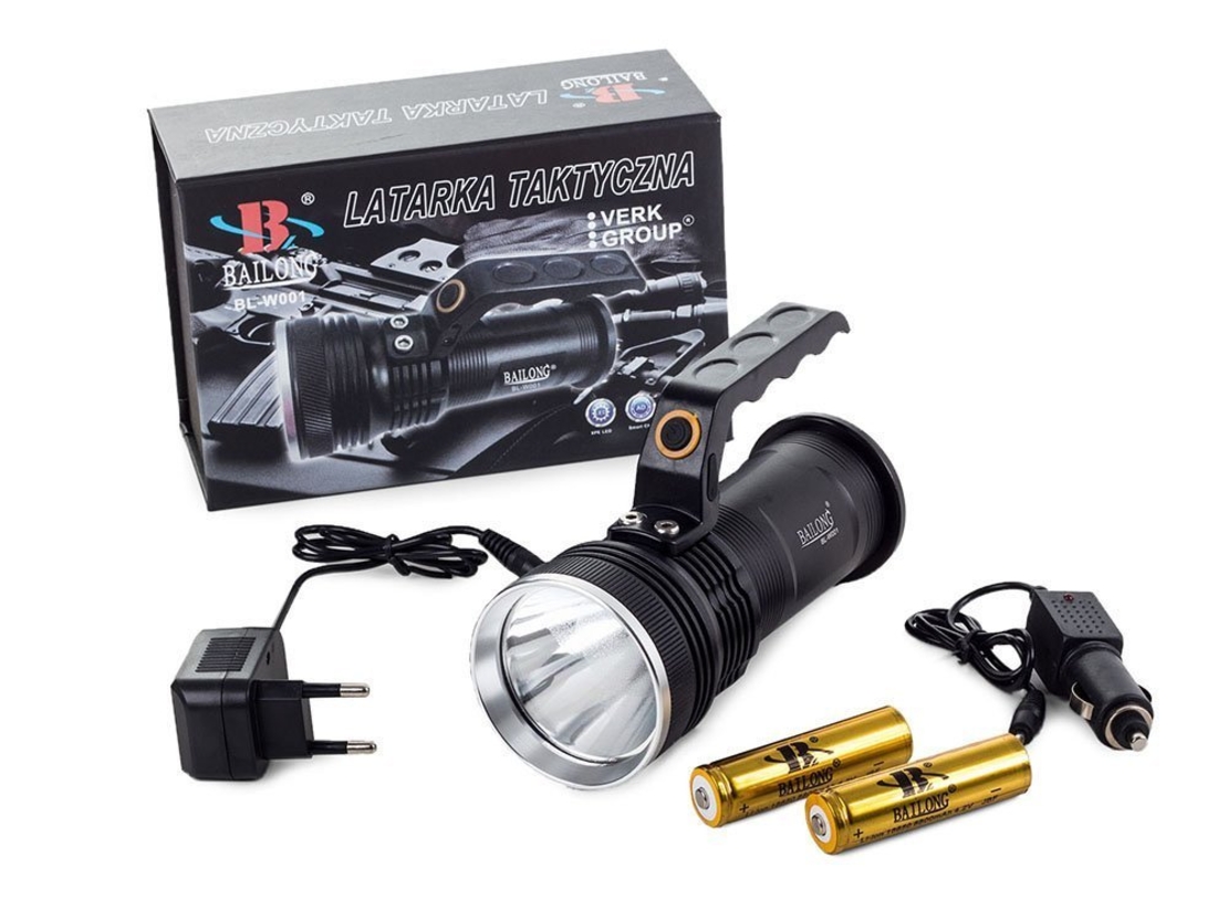 Bailong фенер полицейски прожектор led cree xp-e w001