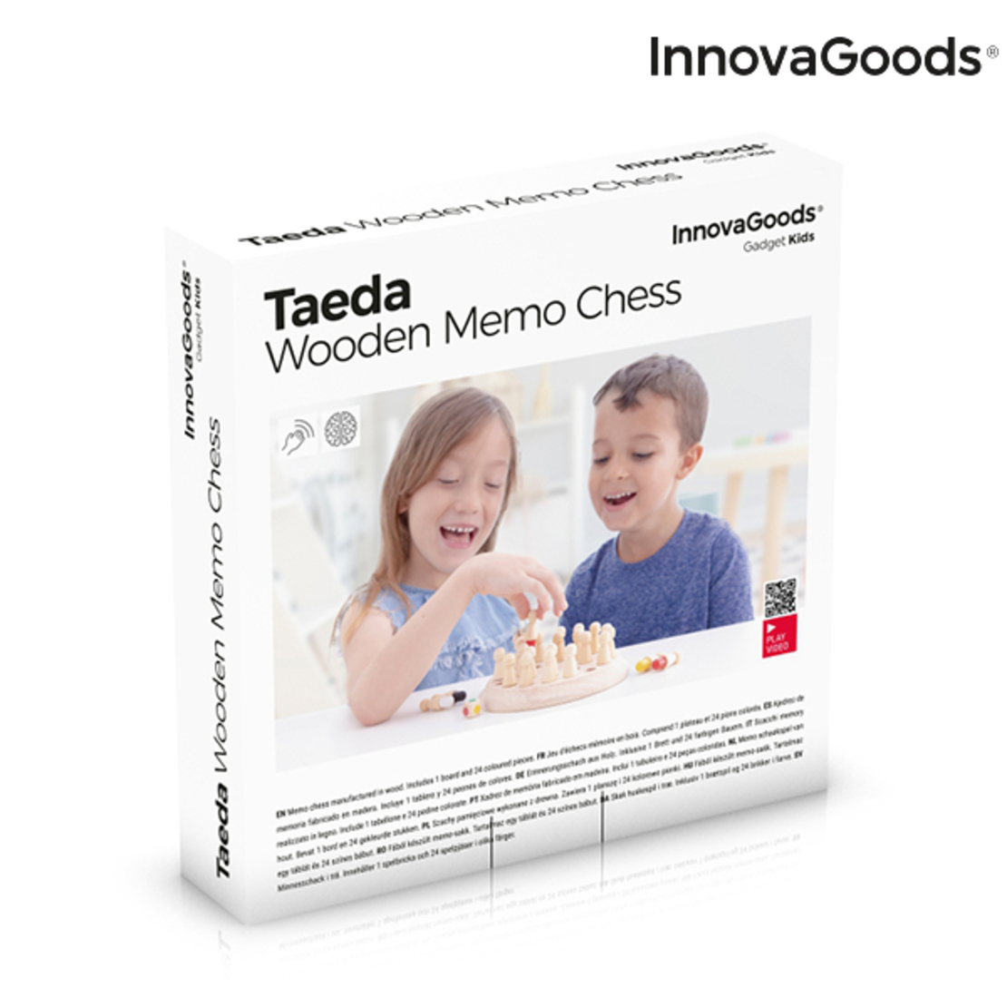 Дървена игра за памет Taeda InnovaGoods 26 части