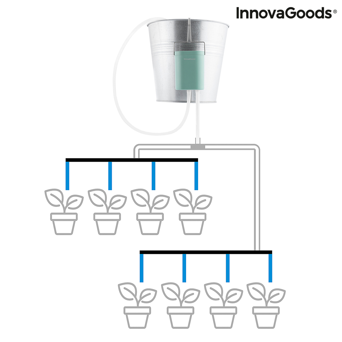 Автоматична Система за Капково Напояване на Саксии Regott InnovaGoods