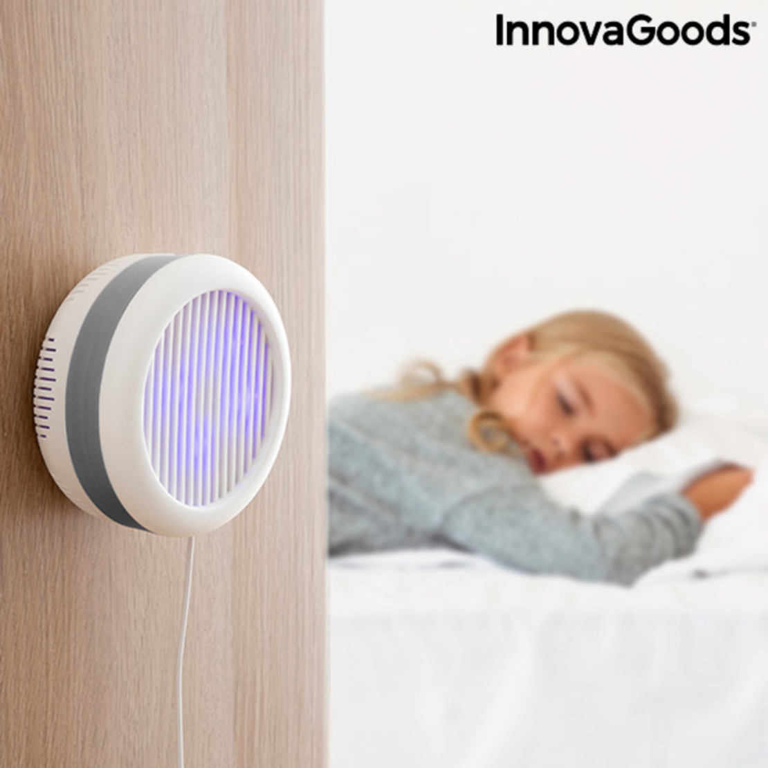 Всмукателна лампа против комари със стенна поставка KL Lite InnovaGoods