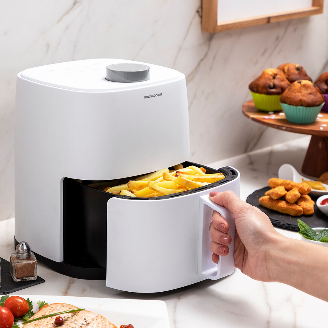 Фритюрник без Мазнина InnovaGoods Fryinn Lite 2000 Бял 1200 W 2 L