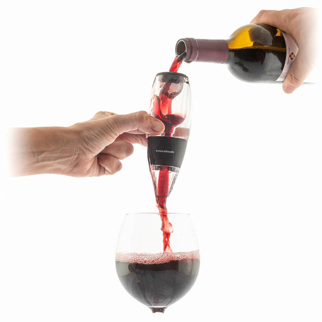 Аератор за вино с филтър, стойка и капак Wineir InnovaGoods