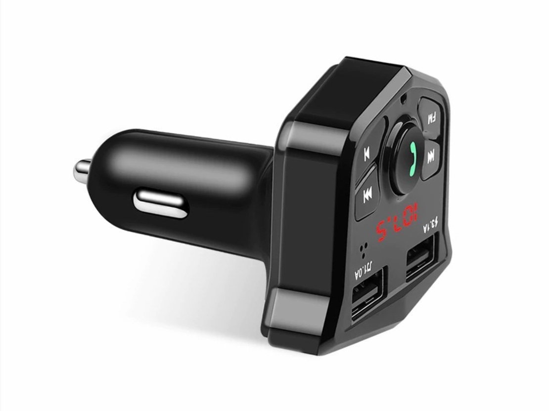 FM трансмитер sd mp3 bluetooth зарядно 2xusb lcd
