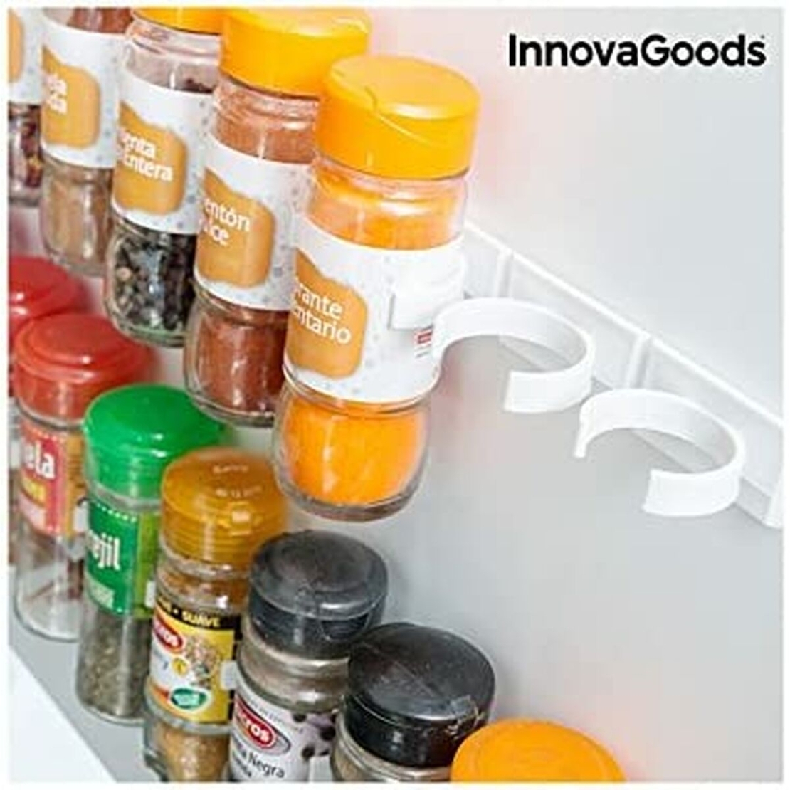 Поставка за Подправки InnovaGoods IG114086 Бял Самозалепващ