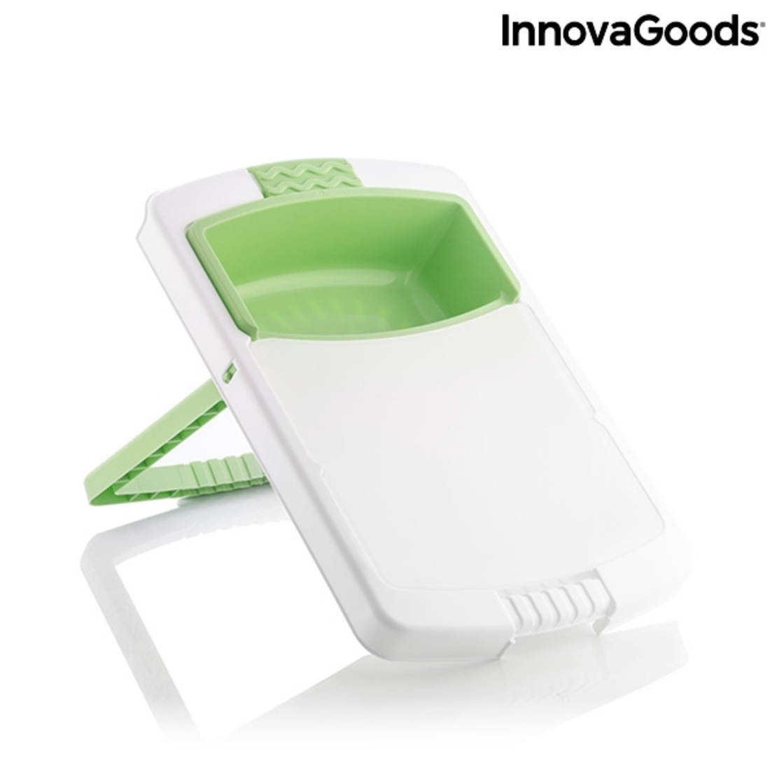 Разтегателна Дъска за Рязане с Тава, Контейнер и Сушилник 3 в 1 PractiCut InnovaGoods