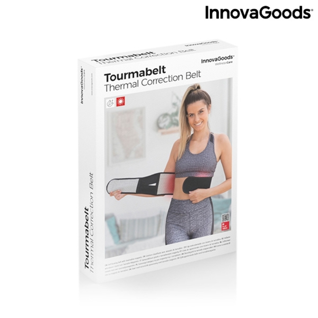 Термокорекционен Пояс с Турмалинови Магнити Tourmabelt InnovaGoods