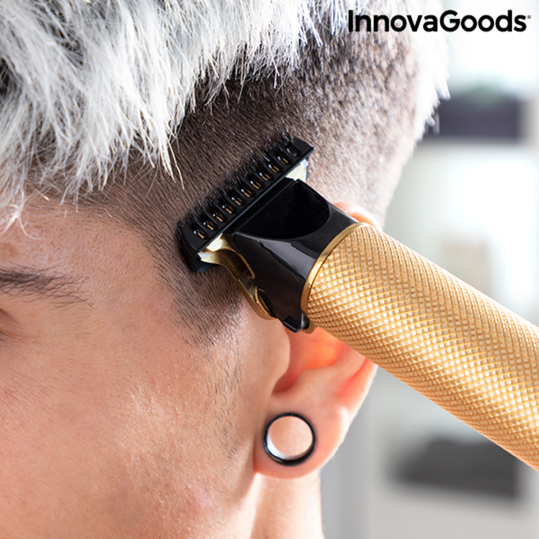 Професионална акумулаторна машинка за подстригване на коса с аксесоари Stytrim InnovaGoods