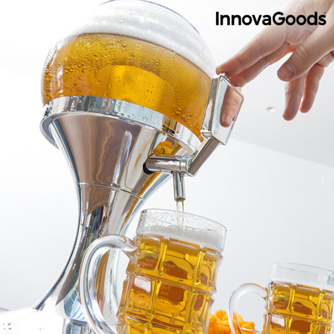 Диспенсър за бира с охладител в формата на балон InnovaGoods