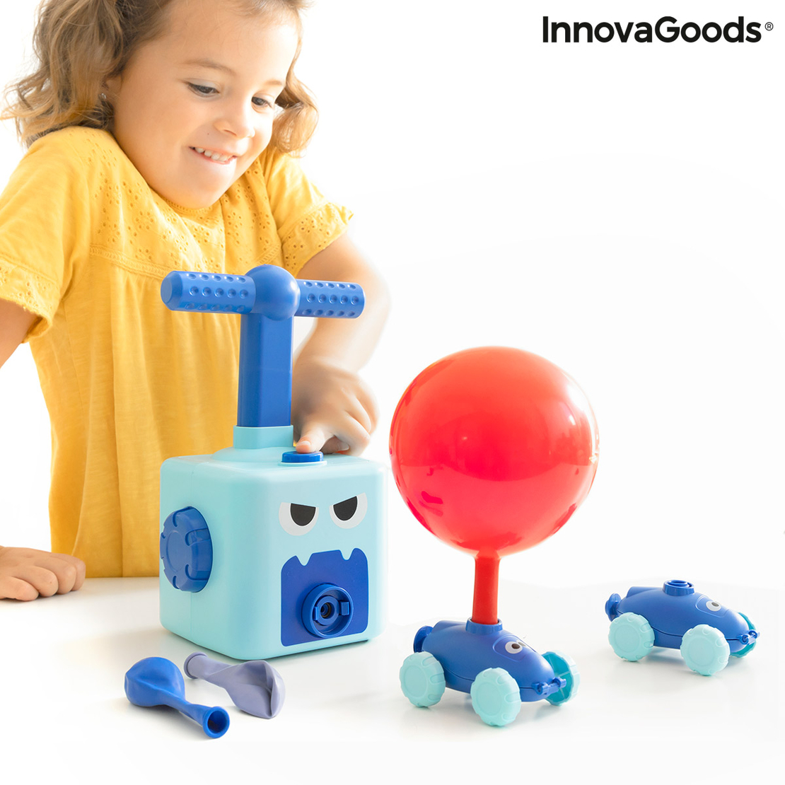 Играчка за Изстрелване на Коли и Балони 2 в 1 Coyloon InnovaGoods