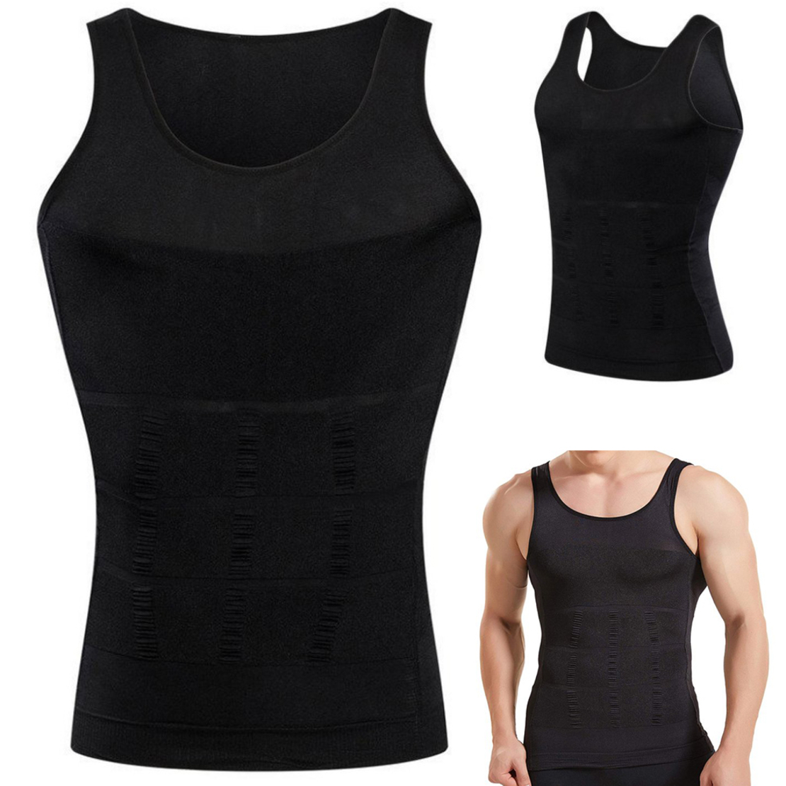 Мъжка тениска Slimming Slim T-shirt