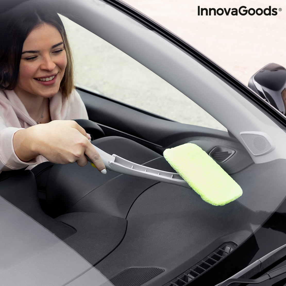 2 в 1 Чистачка за Прозорци със Спрей Klinshil InnovaGoods