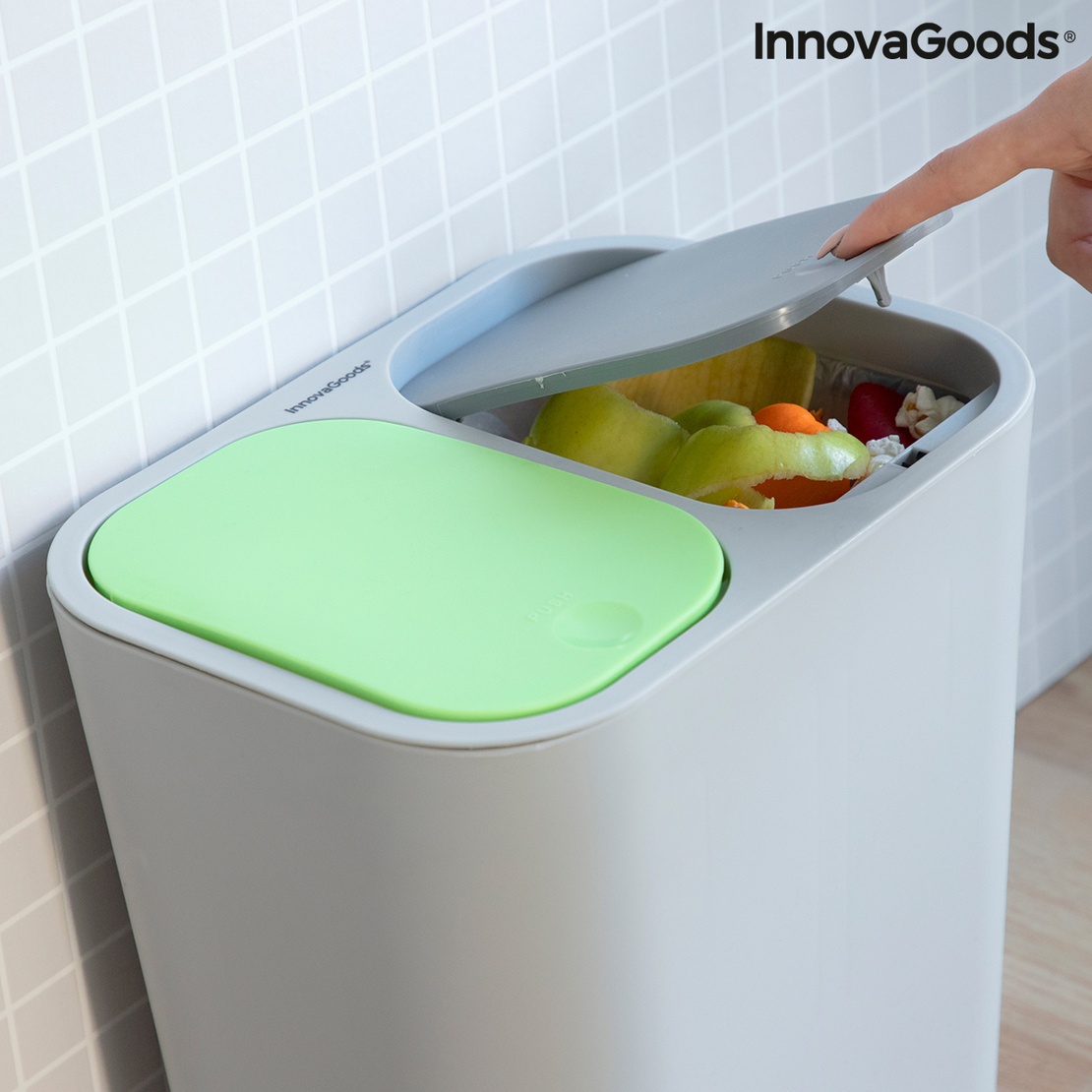 Двойно Кошче за Отпадък за Рециклиране Bincle InnovaGoods