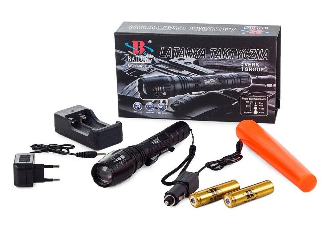 Фенер Bailong Cree Tactical Zoom Xm-L T6 8668
