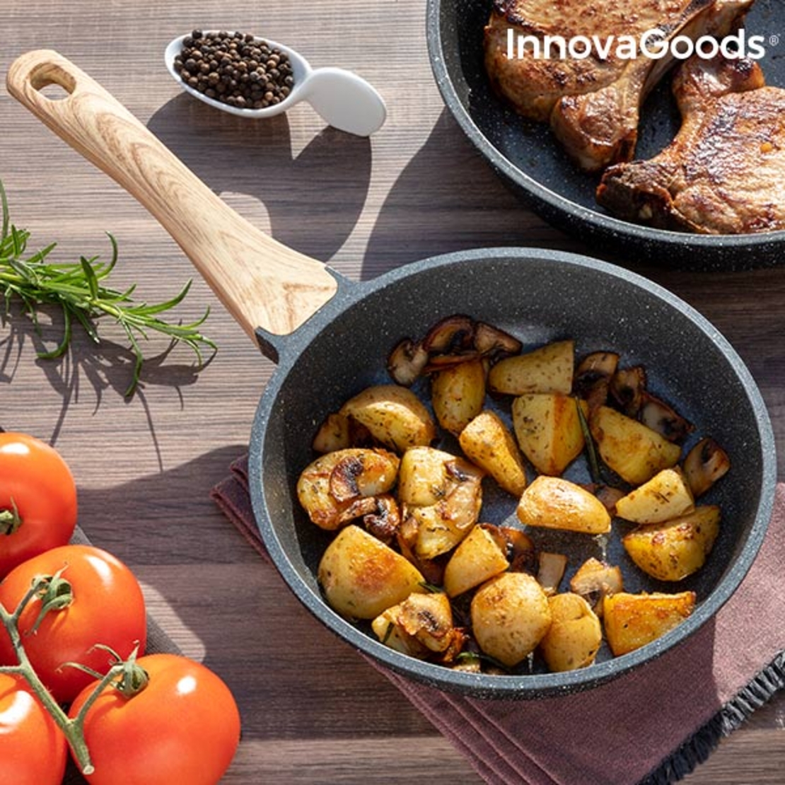 Тиган Premium Гранитен Ефект InnovaGoods (20 см)