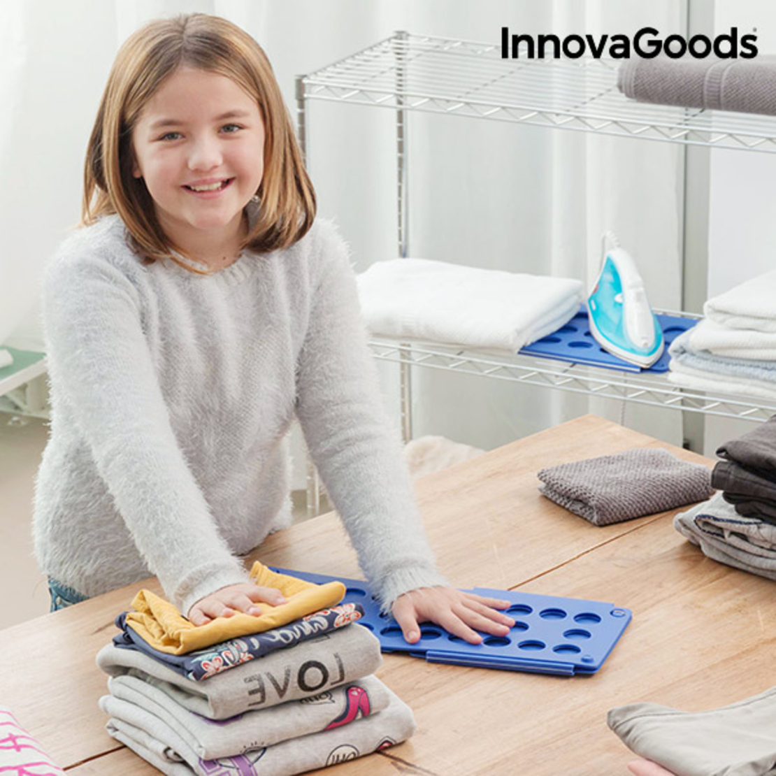 Уред за Сгъване на Детски Дрехи InnovaGoods