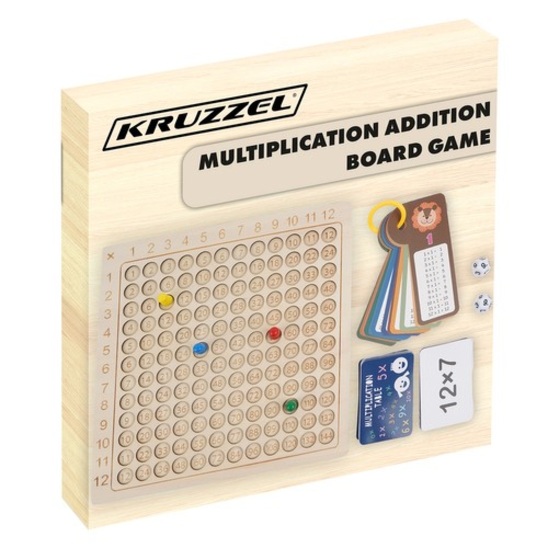 Таблица за умножение - настолна игра Kruzzel 24639