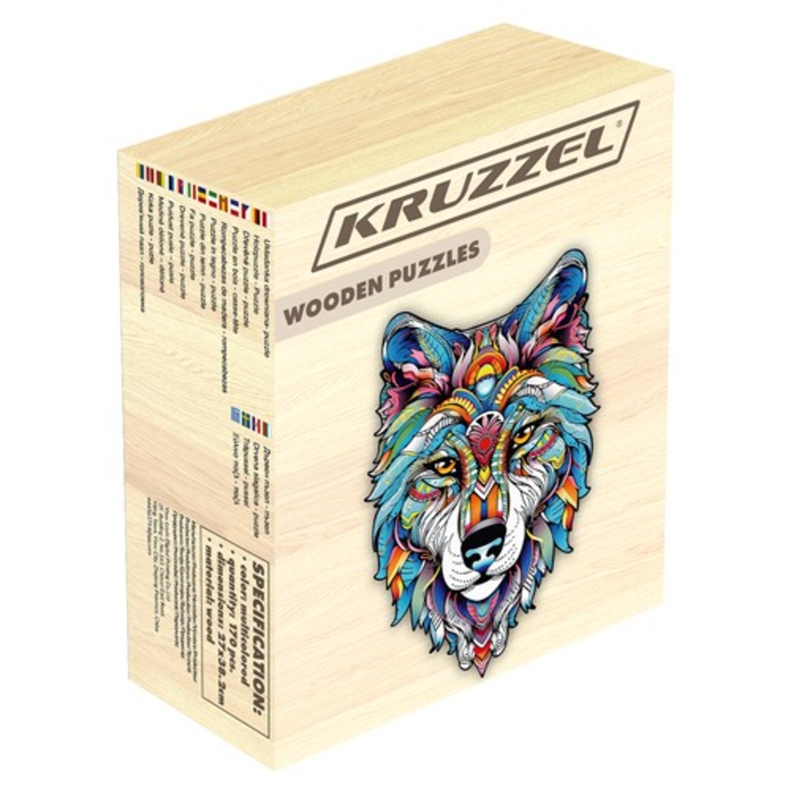 Дървен пъзел - пъзел Kruzzel 24552