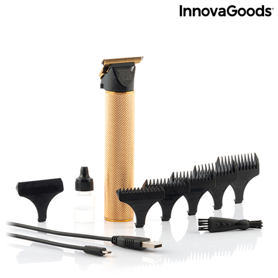 Професионална акумулаторна машинка за подстригване на коса с аксесоари Stytrim InnovaGoods