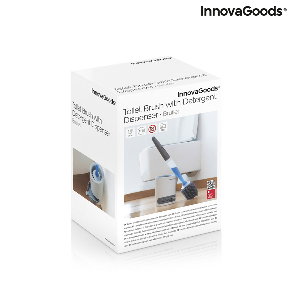 Четка за баня с дозатор за сапун Bruilet InnovaGoods