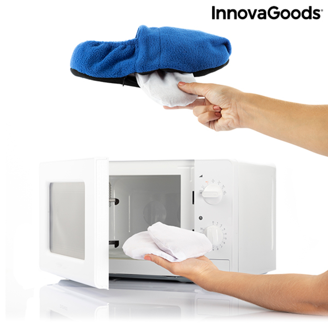 Домашни Чехли, Затоплящи се в Микровълнова Печка InnovaGoods Син