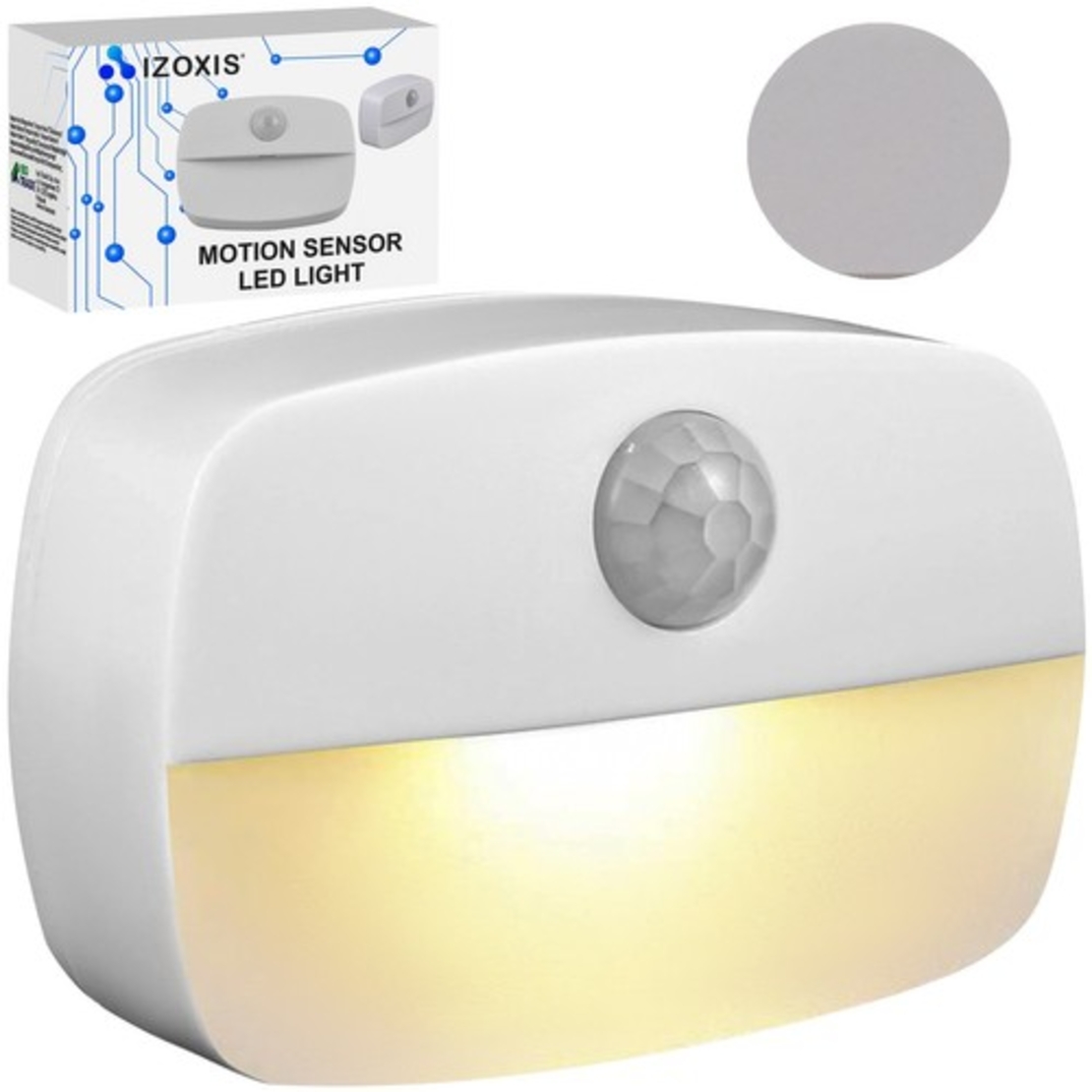 Изоксис 24240 LED нощна лампа със сензор за движение
