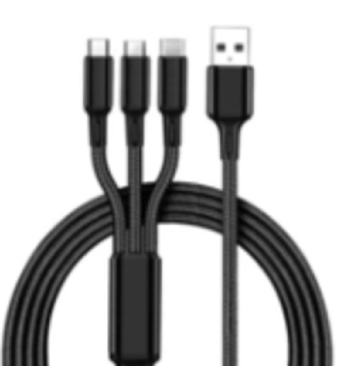 USB КАБЕЛ 3В1 1.2M ЧЕРЕН (500) GAB_A