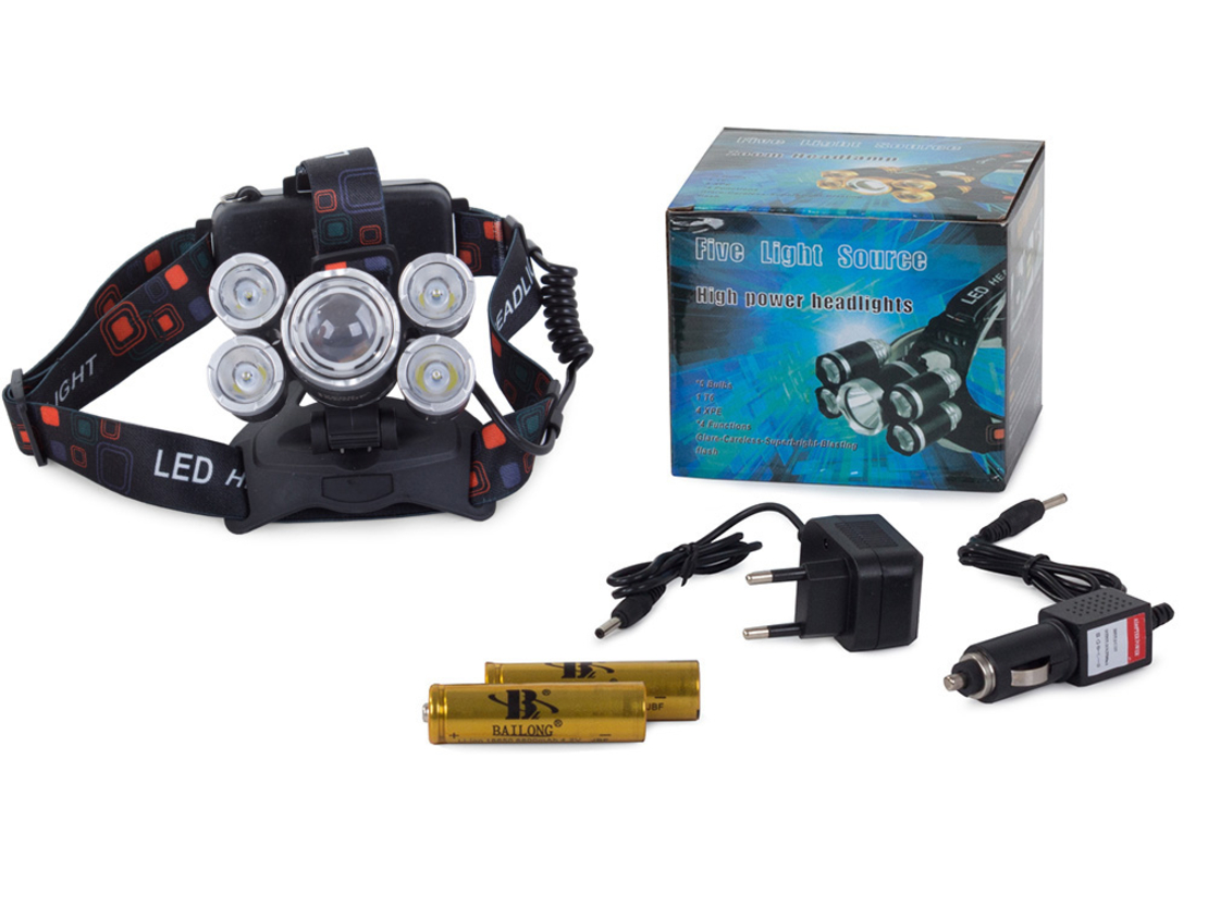 Bailong Cree LED челна лампа XM-L T6 4x XPE