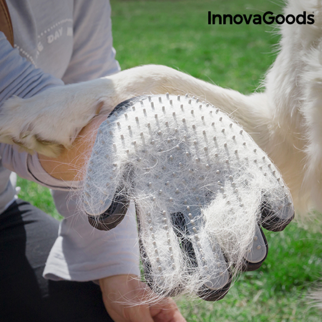 Ръкавица за Сресване и Масажиране на Домашни Любимци InnovaGoods