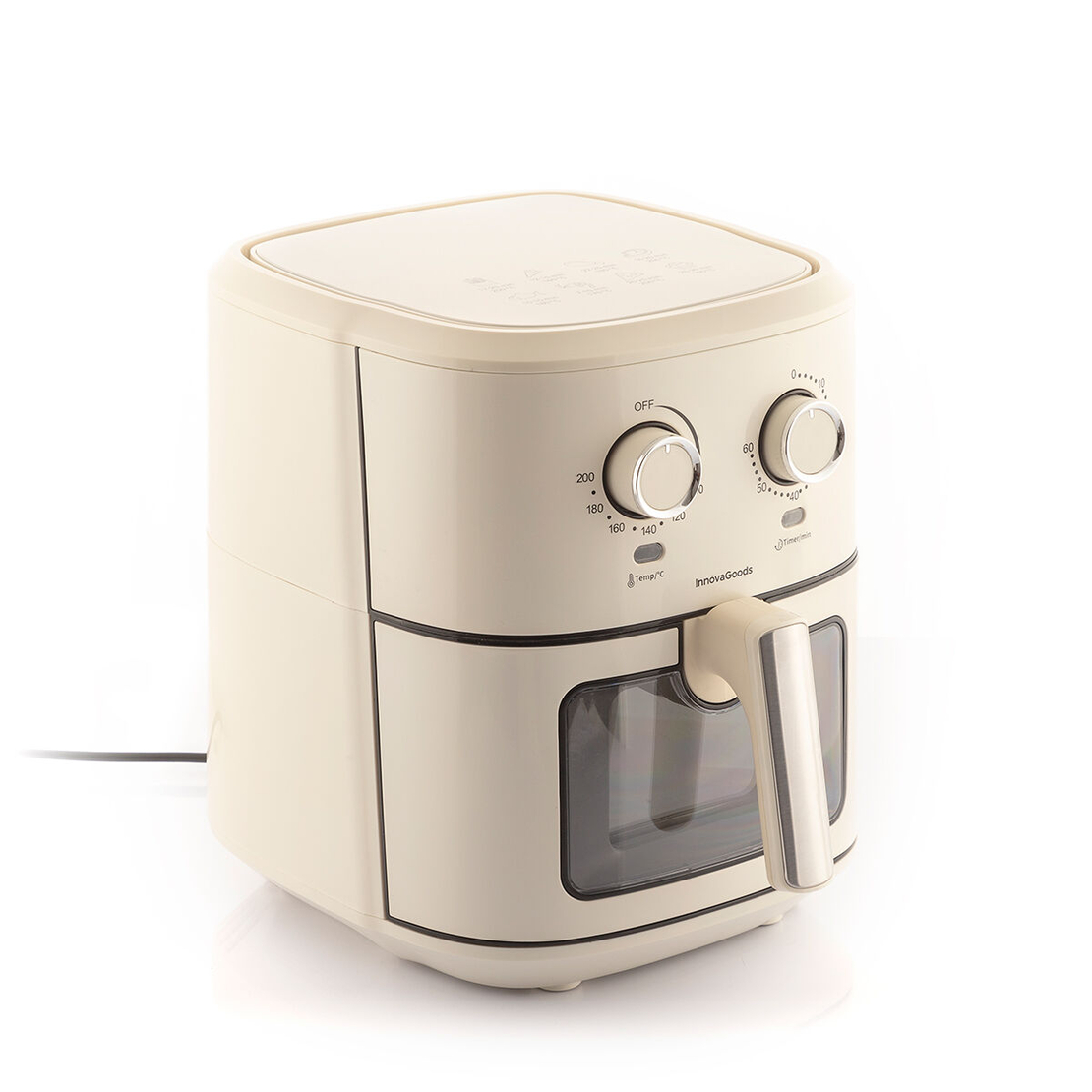Фритюрник без Мазнина InnovaGoods Vynner Pro 6500 Неръждаема стомана Сметана 1700 W 6,5 L